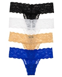 A flattering low-rise lace thong in basic colors. Slightly sheer with a thick waistband. Style #NEVER03ZL A flattering low-rise lace thong in basic colors. Slightly sheer with a thick waistband. Style #NEVER03ZL