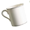 Lenox Federal Platinum Bone China Mug