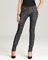A textured snake print is exotic and exciting on these skinny Aqua jeans, perfect for a night of club-going with the girls. Rock them till dawn with your highest stilettos and a statement bag. A textured snake print is exotic and exciting on these skinny Aqua jeans, perfect for a night of club-going with the girls. Rock them till dawn with your highest stilettos and a statement bag.