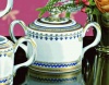 Mottahedeh Chinoise Blue Sugar Bowl 5 In