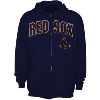 MLB Majestic Boston Red Sox Youth High and Tight Full Zip Hoodie - Navy Blue MLB Majestic Boston Red Sox Youth High and Tight Full Zip Hoodie - Navy Blue