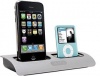 Griffin PowerDock Dual-Position Charging Station for iPod and iPhone (Silver)