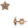 MARC BY MARC JACOBS Pave Star Stud Crystal Earrings - Smoked Top