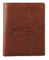 Travel the world in style with the Estate passport case in rich leather from Fossil. Its classic design makes it the perfect place for holding all your must-have travel documents, and we can't get enough of the vintage-inspired airplane graphic.