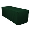 6 ft. Fitted Polyester Tablecloth Hunter Green