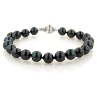 14k Gold 6.5-7mm White or Black Akoya Cultured Pearl Bracelet 14k Gold 6.5-7mm White or Black Akoya Cultured Pearl Bracelet