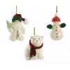 Christmas Ornaments Warmest Wishes (Set of 3)