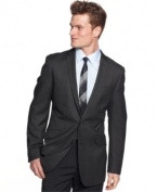 With a sophisticated textured finish, this blazer from Kenneth Cole Reaction is a must-have for the modern man.