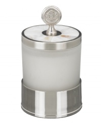 Enhance the look and feel of any room with the beauty of Mother of Pearl and soft rose floral notes emanating from this heavenly scented candle from Lauren Ralph Lauren. Fill the signature trinket box with your personal treasures after using the candle. Enhance the look and feel of any room with the beauty of Mother of Pearl and soft rose floral notes emanating from this heavenly scented candle from Lauren Ralph Lauren. Fill the signature trinket box with your personal treasures after using the candle.