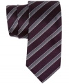 Stripes make a bold statement with this silk tie from Hugo Boss.