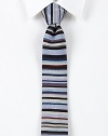 Classic knit tie, rendered in superior Italian silk with signature stripe detail.SilkDry cleanMade in Italy