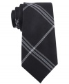 Plaid and simple. This Calvin Klein tie brings a whole new pattern to your tie collection.