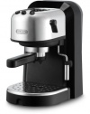 DeLonghi EC270 15-Bar-Pump Espresso Machine, Black and Stainless