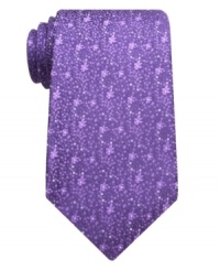Prints charming. Elevate your look with the subtle style of this silk tie from Tasso Elba. Prints charming. Elevate your look with the subtle style of this silk tie from Tasso Elba.