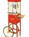 Nostalgia Electrics CCP-510 Vintage Collection 53-Inch Popcorn Cart
