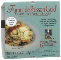 More Than Gourmet Fumet De Poisson Gold Fish Fumet, Stock, 1.5-Ounce Packages (Pack of 6) More Than Gourmet Fumet De Poisson Gold Fish Fumet, Stock, 1.5-Ounce Packages (Pack of 6)