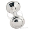 Empire Silver Sterling Beaded Dumbbell Rattle