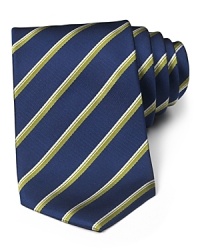 A refined tie with a classic silhouette, perfect for the office and all your dressed-up affairs, rendered in premium silk. A refined tie with a classic silhouette, perfect for the office and all your dressed-up affairs, rendered in premium silk.