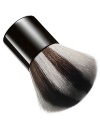 The new, African-inspired kabuki brush in a chic zebra print can be used to buff or build any type of powder. Its ultra-soft goat hair in a firm, dome shape makes it ideal for HD Perfecting Powder application and on-the-go touch ups. Made in Italy.