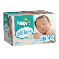Pampers Swaddlers Sensitive Diapers Super Pack Size Newborn 88 Count Pampers Swaddlers Sensitive Diapers Super Pack Size Newborn 88 Count