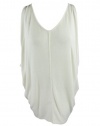 Rachel Zoe womens samantha oversized open sleeve sweater