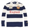 Polo Ralph Lauren Men Custom Fit Big Logo England Rugby Polo T-shirt - USA Olympic Team (XL, Off white/navy)