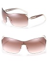 Shield sunglasses are a must-have this season and Prada has created the perfect pair featuring stylish gradient lenses.