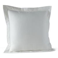 A solid pique euro sham with a double hemstitch border adds classic style. A solid pique euro sham with a double hemstitch border adds classic style.