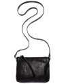 Play up your chic side with this petite design from BCBGeneration that's big on style. Fab faux leather and signature hardware add some urban cool, while the slender crossbody strap offers instant versatility.