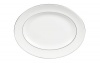Vera Wang by Wedgwood Blanc Sur Blanc 13.75-Inch Oval Platter