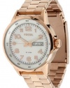 Fossil Women's AM4334 Maddox Rose Gold Mother-of-Pearl Dial Watch