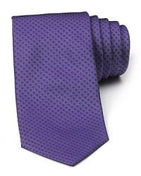 Fashioned in luxurious soft silk with alluring color and an allover diamond print, this BOSS Black tie adds modern flair to your dressed-up look. Fashioned in luxurious soft silk with alluring color and an allover diamond print, this BOSS Black tie adds modern flair to your dressed-up look.