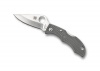 Spyderco Labybug 3 Plain Edge Knife, Foliage Green