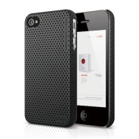 elago S4 Breathe2 Case for AT&T,Sprint/Verizon iPhone 4/4S (Semigloss Metalic Black) - ECO PACK elago S4 Breathe2 Case for AT&T,Sprint/Verizon iPhone 4/4S (Semigloss Metalic Black) - ECO PACK