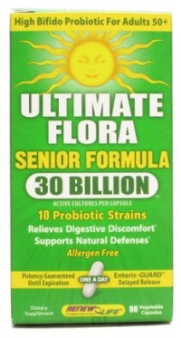Renew Life Ultimate Flora Senior Formula 30 Billion, 60 Caps Renew Life Ultimate Flora Senior Formula 30 Billion, 60 Caps