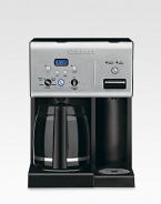 This incredible hot beverage machine comes complete with all your favorite features, like 24-hour programmability, carafe temperature control, Brew Pause, and the ultra-convenient Hot Water System. Now, you're never more than a minute away from enjoying your favorite instant soup, hot cocoa, tea and more.