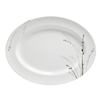 Muted shades of blues and greens with touches of platinum show nature at its finest. Elegant and unique, this fine bone china makes fine dining occasions even more spectacular. Muted shades of blues and greens with touches of platinum show nature at its finest. Elegant and unique, this fine bone china makes fine dining occasions even more spectacular.