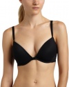 On Gossamer Women's Lavish Lace Front Close Bra,Black,34B