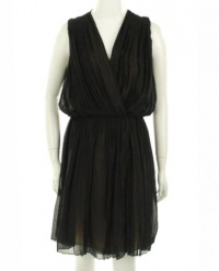 Robert Rodriguez Silk Sleeveless Dress Black 2 Robert Rodriguez Silk Sleeveless Dress Black 2