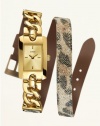 GUESS Shimmering Animal Wrap Watch