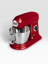 With 800 watts of power, this professional-grade stand mixers provides enough brawn to knead any dough into submission. But it has a tender side, with a range of settings delicate enough for even the most sensitive meringue.