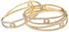 ABS By Allen Schwartz Gold Bar Gold Tone 3 Set Bangles