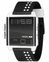 Vestal Men's DIG009 Digichord Black White Polyurethane Digital Watch