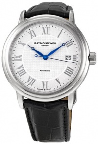 Raymond Weil Men's 2837-STC-00308 Maestro White Roman Numerals Dial Watch Raymond Weil Men's 2837-STC-00308 Maestro White Roman Numerals Dial Watch