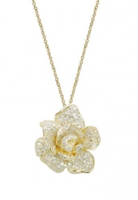 Effy Jewlery Jardin Pave Rose Diamond Pendant, 1.33 TCW