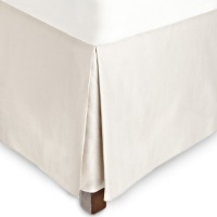 Calvin Klein White Label Small Diamond Queen Bedskirt, Pebble