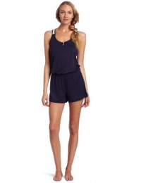 Josie by Natori Sleepwear Women's Bardot 3 Inch Inseam Romper