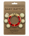 Sugarbooger Wooden Rattle, Ladybug