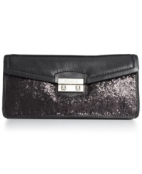 After-hours attire deserves exquisite style, like this party-perfect clutch form Cole Haan. Crafted in ultra-soft leather with sparkly sequin detailing, the surprisingly spacious interior holds cards, cash, phone and other mini must-haves. After-hours attire deserves exquisite style, like this party-perfect clutch form Cole Haan. Crafted in ultra-soft leather with sparkly sequin detailing, the surprisingly spacious interior holds cards, cash, phone and other mini must-haves.