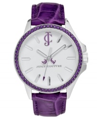 Add a dash of instant fashion with this colorful Jetsetter watch from Juicy Couture. Add a dash of instant fashion with this colorful Jetsetter watch from Juicy Couture.
